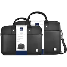 Сумка для ноутбука WiWU Hali Laptop Bag for MacBook 15.6` Black (6976195091755) [98327] - мініатюра 9