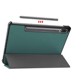 Чохол до планшета BeCover Smart Case Samsung Tab S9 Plus (SM-X810/SM-X816)/S9 FE Plus (SM-X610/SM-X616) 12.4" Dark Green (710323) - мініатюра 5