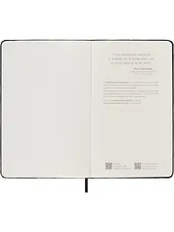 Записник Moleskine Velvet середній, Лінійка Чорний + бокс (LCNBVELVQP060D) - мініатюра 6