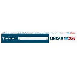 Cвітильник стельовий світлодіодний Enerlight Linear, 26Вт, 6500К (LINEAR26SMD80С) - мініатюра 2