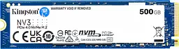 Накопичувач SSD Kingston NV3 M.2 2280 PCIe 4.0 x4 NVMe 3D TLC 500GB (SNV3S/500G)