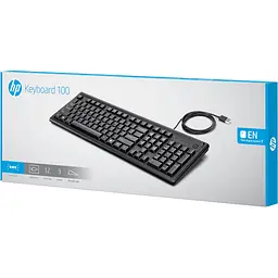 Клавіатура дротова HP 100, чорна - мініатюра 4