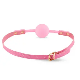 Кляп Knebel Ball Gag рожевий - мініатюра 4
