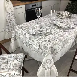 Скатертина Прованс Happy Time 150х150 см (23769) - мініатюра 4