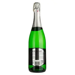 Вино ігристе Krimart Zero, біле, брют, 0,75 л (382020) - мініатюра 3