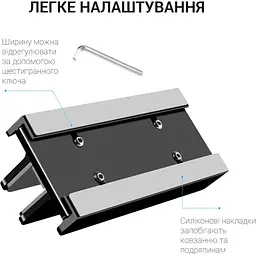 Підставка для ноутбука OfficePro LS580B Black [144408] - мініатюра 7
