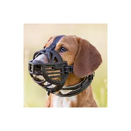 Намордник Trixie силіконовий Muzzle Flex M-L 22 см чорний - мініатюра 3