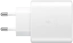 Зарядний пристрій - блок Travel adapter OEM (EP-TA845) USB-C 45W PD білий - мініатюра 2