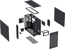 Корпус Asus Prime AP303 Mesh Black (90DC00V0-B39000) - мініатюра 8