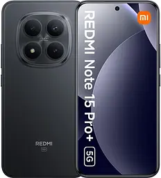 Смартфон Xiaomi Redmi Note 15 Pro+ 5G 12/256GB Black