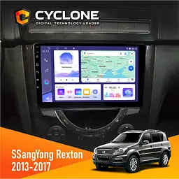 Штатна магнітола SsangYong Rexton 2013-2017 Cyclone C9-011 4x64, DSP Cyclone (НФ-00007127)