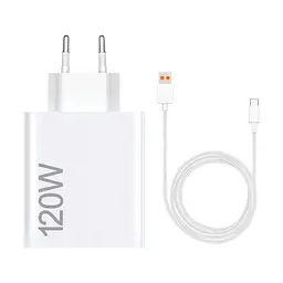 Зарядний пристрій Xiaomi 120W Charger + USB Type-C Cable White (BHR6034EU)