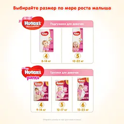 Підгузки для дівчаток Huggies Ultra Comfort 4 (8-14 кг), 50 шт. - мініатюра 8