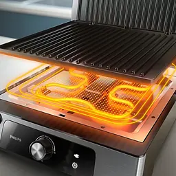 Гриль Philips Series 5000 прижимний 2200 Вт (HD6301/90) - мініатюра 5