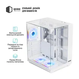 Корпус для ПК Qube AQUARIUM_GWNU3 - мініатюра 6