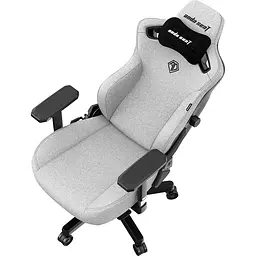 Крісло для геймерів Anda Seat Kaiser 3 Size L Fabric Grey (AD12YDC-L-01-G-PV/F) - мініатюра 8