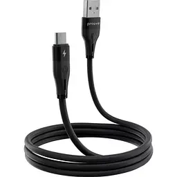 Кабель Proove Soft Silicone USB-A to Micro-USB 2.4A 1m Black (CCSO20001301) [130625] - мініатюра 2