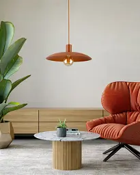 Підвісний світильник, люстра TK Lighting 10882 Astra E27 1x15W IP20 цегляний - мініатюра 2