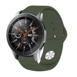 Силіконовий ремінець BeCover для Amazfit Stratos 1/2/2S/3/GTR 2/GTR 47mm/GTR Lite 47mm/Nexo/Pace Khaki (706384) - мініатюра 4