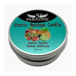 Арома свічка Erotic Massage Candle Sparkling Exotic Fruits 30ml 5th Paradise 810-00112 100461 - мініатюра 2
