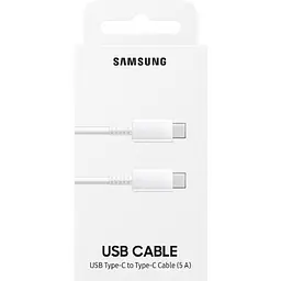 Кабель Samsung USB-C to USB-C 100W White (EP-DN975BWRGRU) [97783] - мініатюра 4