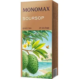 Чай зелений Monomax Soursop китайський 37.5 г (25 шт. x 1.5 г)