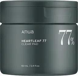 Тонер-пади для обличчя 70 шт Anua Heartleaf 77% Clear Pad - мініатюра 1