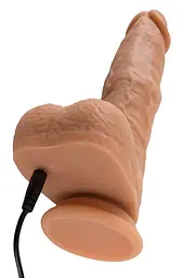 Вібратор You2Toys Natural Thrusting Vibe 21 см тілесний - мініатюра 9