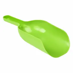 Совок великий пластиковий для цукру, спецій та сипучих продуктів 31х11.5х5.3 см Салатовий 88557