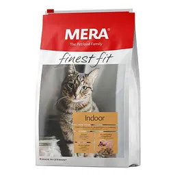 Сухий корм Mera finest fit Indoor 4 кг для котів які утримуються у приміщенні з м'ясом птиці та лісовими