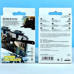 Геймпад джойстик Borofone BG2 Spartan Black/Silver - мініатюра 5