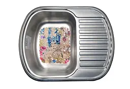 Кухонна мийка Romzha Vayorika 1.0C Textura RO43427, Сірий - мініатюра 8