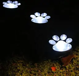 Світильник Solar Paw Print Lights на сонячній батареї 4 шт. - мініатюра 3