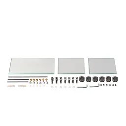 Дзеркало настінне Zerix Solo MOZ01-650x850x100 асиметричне з трьома полицями ZX5625 - мініатюра 3