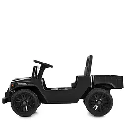 Дитячий електричний джип Bambi Toyota 12V одномісний до 50 кг Чорний (DE-169-E-907) - мініатюра 3