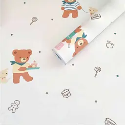 Плівка на самоклейці STICKER WALL 45см * 10м дитяча 0,07мм Ведмедик SW-00000818