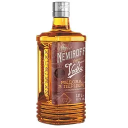 Настоянка Nemiroff Originals Українська медова з перцем 40% 0.37 л (91452) - мініатюра 3