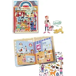 Наліпки Melissa & Doug Будинок для тварин об'ємні багаторазові (MD19429) - мініатюра 2