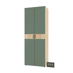 Шафа для одягу з двома штангами С-7.4 Дуб крафт/Камуфляж Idea - мініатюра 3