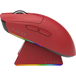 Миша бездротова Ajazz AJ139 V2 MC Wireless/Bluetooth/USB Red (AJ139-V2-MC-R) - мініатюра 5