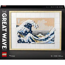 Конструктор LEGO Art Хокусай Велика хвиля 1810 деталей (31208)