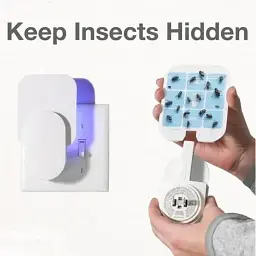 Пастка Usams Multi-Insect УФ автоматична електрична для мух і комарів White (16523) - мініатюра 3