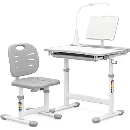 Комплект меблів Evo-kids Evo-17 G Ergo: стілець+стіл+полиця+лампа (Evo-17 G Ergo)