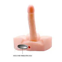 Мастурбатор Baile Male Cock and Vagina (тілесний) - мініатюра 3