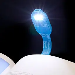 Закладка-ліхтарик Flexilight Rechargeable Класика Синій стиль 14.7x3.6x1.3 см блакитна (FLRBW) - мініатюра 7