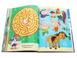 Книга Казки по складах з наліпками, Читанка - мініатюра 5