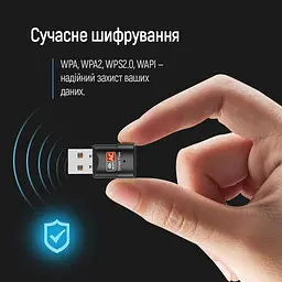 WiFi-адаптер ColorWay Wi-Fi 2.4 ГГц, 5 ГГц (CW-AD-W2) - мініатюра 12