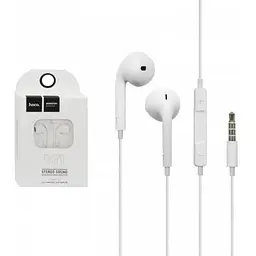 Навушники Hoco M1 для Apple пластикові амбюшури білі 6957531032700 - мініатюра 3
