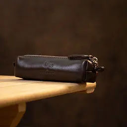 Шкіряна універсальна ключниця Grande Pelle 11339 коричневий - мініатюра 7