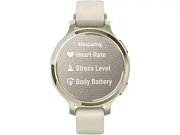 Смарт-годинник Garmin Lily 2 Active Lunar Gold with Bone Silicone Band (010-02891-00) - мініатюра 3